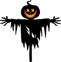 Scarecrow Silhouette Halloween png
