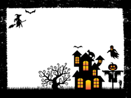 fondo silueta halloween png