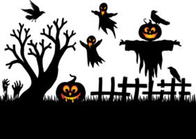 halloween gespenstischer hintergrund png