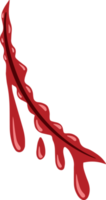 ilustração de respingo de ferida de sangue png