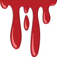 ilustración de salpicadura de herida de sangre png