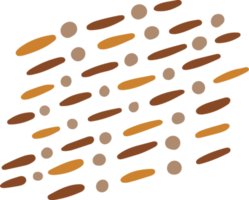 éléments de motif de texture dessinés à la main png