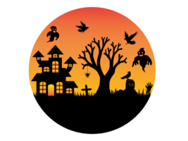 Halloween Silhouette Background png