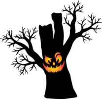 Baum Halloween gruseliger Hintergrund png