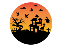 Halloween-Hintergrund einkreisen png