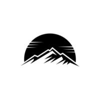 Mountain icon vector design templates