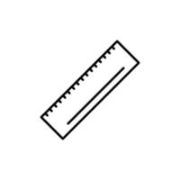 Ruler icon vector design templates