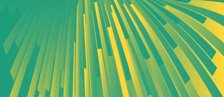 Abstract geometric background with green layers and line stripe. Vector illustration