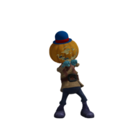 Pumpkin monster pose Halloween png