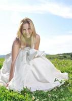 beautiful bride outdoor photo