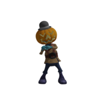 Pumpkin monsters dancing png