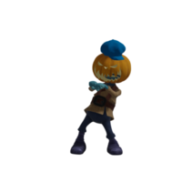 Pumpkin monster pose Halloween png