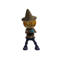 zucca mostro posa Halloween png