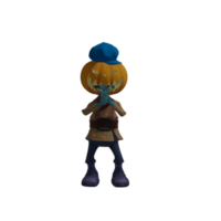 zucca mostro posa Halloween png