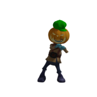 Pumpkin monster pose Halloween png