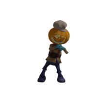 Pumpkin monsters dancing png