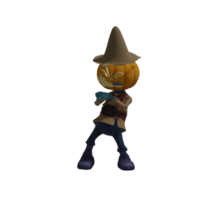 pompoen monster houding halloween png