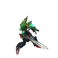 Mecha prêt à attaquer png