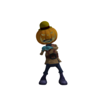 Pumpkin monster superstar Halloween png