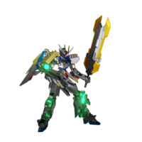 Mecha-Angriffspose png