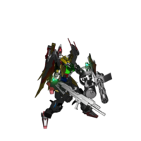 mecha redo till ge sig på png