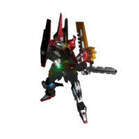 Mecha prêt à attaquer png