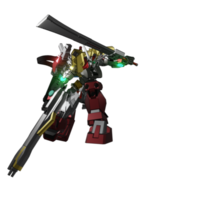 Mecha attack pose png