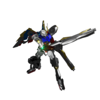 Mecha attack pose png