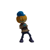 zucca mostro posa Halloween png