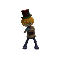 Pumpkin monster superstar Halloween png