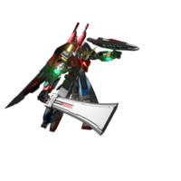 Mecha attack pose png