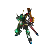 pose de ataque mecha png