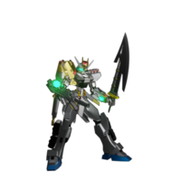 Mecha attack pose png