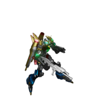 Mecha attack pose png