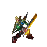 pose de ataque mecha png