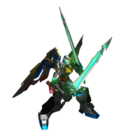 Mecha attack pose png