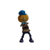 Pumpkin monsters dancing png