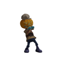 zucca mostro posa Halloween png
