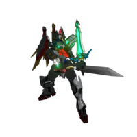 mecha redo till ge sig på png