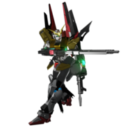 Mecha attack pose png