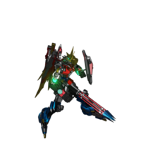 Mecha prêt à attaquer png