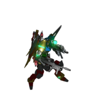 Mecha attack pose png