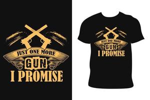 GUN T-SHIRT DESIGN. GUN T-SHIRT. Gun t-shirt free Vector. vector