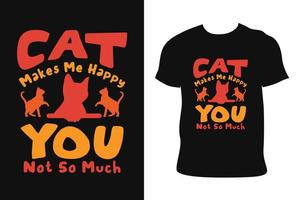 CAT T-SHIRT DESIGN. CAT T-SHIRT. cat t-shirt free Vector. vector