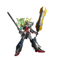 pose de ataque mecha png