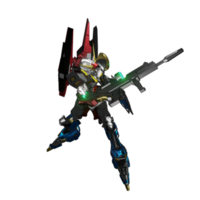 Mecha attack pose png