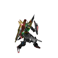 mecha redo till ge sig på png