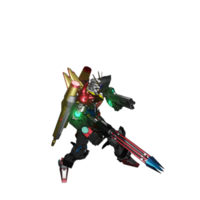 Mecha prêt à attaquer png