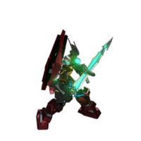 pose de ataque mecha png