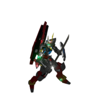 Mecha prêt à attaquer png